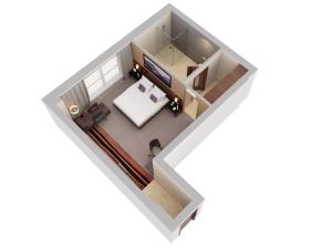 a rendering of a hotel room at Flora Al Barsha Hotel At The Mall in Dubai
