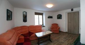 Posezení v ubytování Apartments Stein