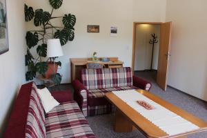 Et opholdsområde på Ferienwohnungen Patsch