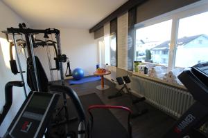 Fitness centrum a/nebo fitness zařízení v ubytování Der Wieshof