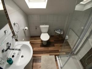 Koupelna v ubytování Hotel ROSE Břeclav