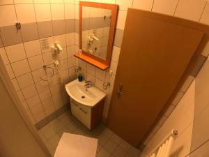 Koupelna v ubytování Hotel ROSE Břeclav