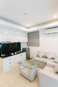 Kuchyň nebo kuchyňský kout v ubytování CA&SA Serviced Apartment