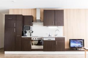 Kuchyňa alebo kuchynka v ubytovaní Appartements Solaris