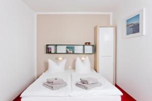 Postel nebo postele na pokoji v ubytování Haus Svantekahs