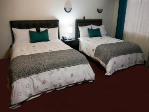 Blub Hotel Spa客房内的一张或多张床位