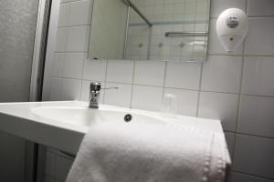 Koupelna v ubytování Hotell Älvdalen
