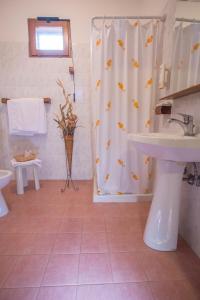 Kylpyhuone majoituspaikassa Antico Casale Le Fossate