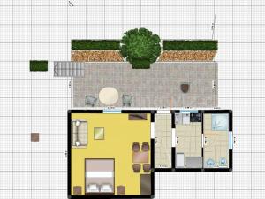 Půdorys ubytování Villa Bergfried