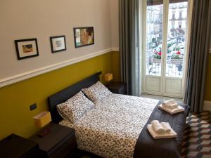 B&B Umberto 134客房内的一张或多张床位