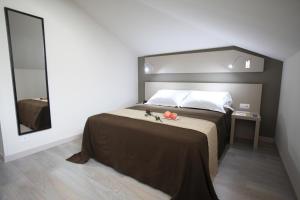 Cama o camas de una habitación en Los Guardeses