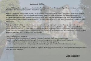 Zdjęcie z galerii obiektu Apartamenty Watra w Rabce