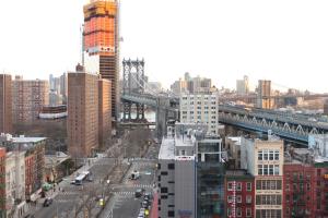 Nespecifikovaný výhled na destinaci New York nebo výhled na město při pohledu z hotelu