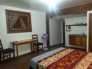 Giường trong phòng chung tại Gecko Lodge Fiji