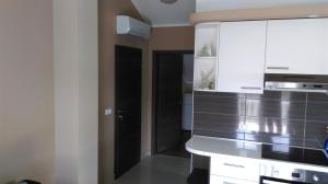 Kuchyň nebo kuchyňský kout v ubytování Apartments Lena