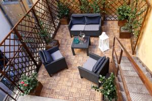 Χώρος καθιστικού στο Saint B Boutique Hotel STB