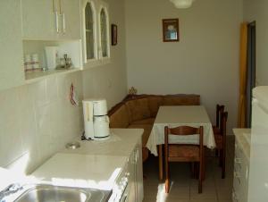 Kuchyň nebo kuchyňský kout v ubytování Guest House Mireja