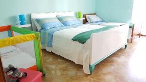 A bed or beds in a room at Apartement SoleMar