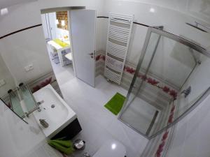 Koupelna v ubytování Apartmány Cechovní
