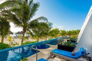 Bazén v ubytování Flamingo Cancun All Inclusive nebo v jeho okolí