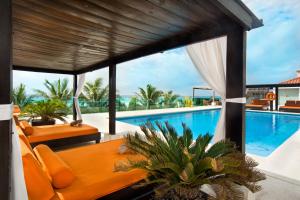 Bazén v ubytování Flamingo Cancun All Inclusive nebo v jeho okolí