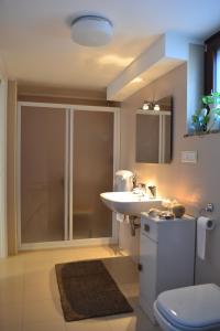 Koupelna v ubytování La Casa Di Melory
