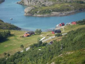 Una vista aérea de Esjeholmen Feriehus