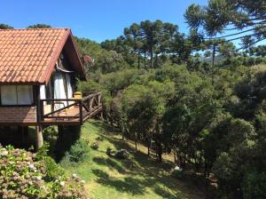 Zahrada ubytování Chales Do Ferradura