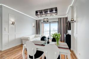 Posedenie v ubytovaní Luksusowy Apartament Good Morning Gdansk