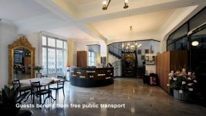 Un lugar para sentarse en Hotel National Bern