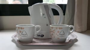 Coffee and tea making facilities at Hotel Doña Lina