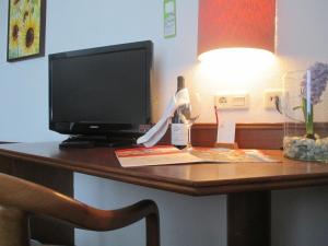TV a/nebo společenská místnost v ubytování Adler Golf-& Tagungshotel