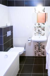 Koupelna v ubytování Horský Hotel Kristína