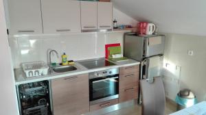 Kuchyňa alebo kuchynka v ubytovaní Apartments Šuperba