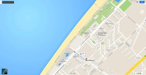 Orbi Plaza Apartment في باتومي: خريطة توضح الموقع التقريبي للحرم