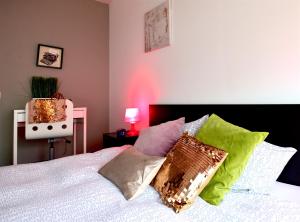 Postel nebo postele na pokoji v ubytování Hotel Biscuit