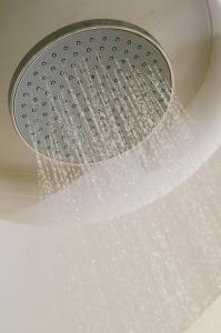 a shower head on top of a ceiling at Go Hotels Dumaguete in Dumaguete