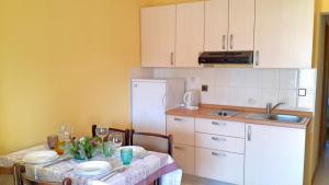Kuchyň nebo kuchyňský kout v ubytování Apartment Maras
