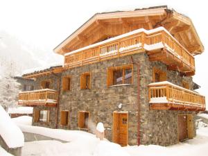 Chalet Monte Bianco v zimě