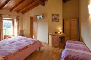 Postel nebo postele na pokoji v ubytování Hotel Alla Corte dei Bicchi