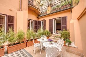 Balkón nebo terasa v ubytování Charme Spagna Boutique Hotel