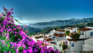 a view from the balcony of a house at Casa Rural Miller's of Frigiliana in Frigiliana