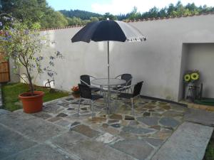 Patio alebo iná vonkajšia časť ubytovania Ubytování ve Mlýně