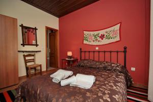 A bed or beds in a room at Agropoli