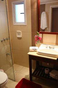 Um banheiro em Hotel San Martin