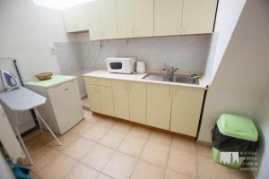 Kuchyň nebo kuchyňský kout v ubytování Kulturne Centrum Bardejov