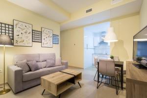 Posezení v ubytování Apartamentos Diaber San Leandro