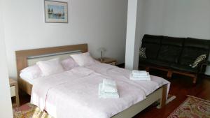 Postel nebo postele na pokoji v ubytování Apartment Krsmanovic