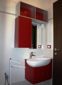 Vonios kambarys apgyvendinimo įstaigoje Appartamento Borghetto