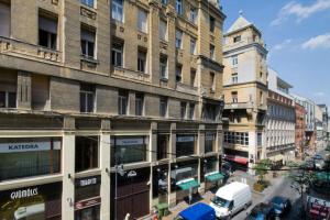 Výhľad na mesto Budapešť alebo výhľad na mesto priamo z apartmánu
